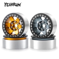 Yeahrun 2.2 Inch Metal Alloy Beadlock Wheel Rims Hubs For