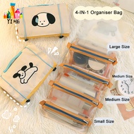 Organiser Bag Travel Pouch Foldable Storage Bag Large Capacity Makeup Bag Toiletries Bag with Detachable Bags