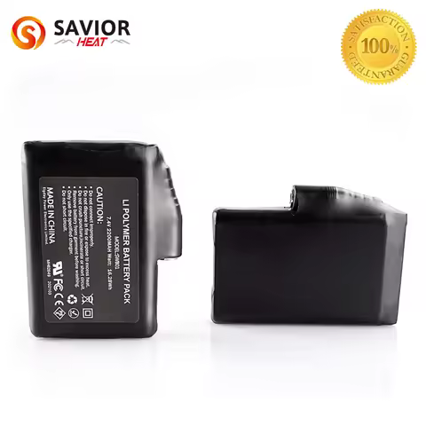 Savior Heat 7.4V 2200mAh 3000mAh Battery Charger Adapter For Heated Gloves Heated Products 2pcs In 1