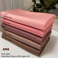 Part 1 Valentino Soluna Silk Japan Dull Satin Price For 0.5m Bidang 44 Kain For Hari Raya