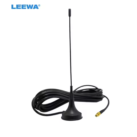 LEEWA Mobile Aerial Antenna With MCX Connector And Magnetic Base For Car Digital TV #CA922