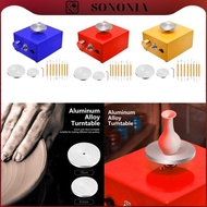 [SONONIA] Mini Pottery Wheel Turntable Tabletop Pottery Machine Tabletop Electric Pottery