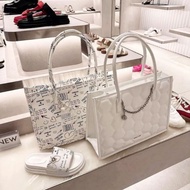 Unik CK Graffiti Print Tote Bag CK Geometric Quilted Tote Bag Diskon
