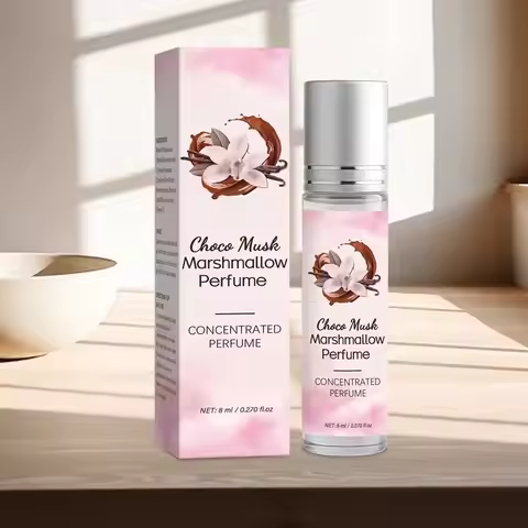 Musk Roll On Oil Deodorant for Body, Long Lasting Fragrance Sweet Chocolate Vanilla Concentrated Oil