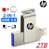 2TB OTG Pendrive 2 in 1 USB 3.0 Flash Drive for Iphone 256GB 128GB 64GB 32GB 16GB  Pen Drive for i/O