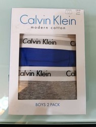3👍全新- Calvin Klein 男童S碼-modern cotton（8-10）歲全棉平腳內褲