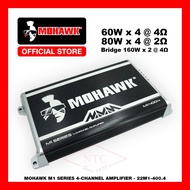 MOHAWK Car Audio M1 SERIES  4 - Channel Amplifier - 22M1-400.4