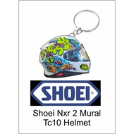 Shoei Nxr 2 Mural Tc10 Helmet nx-r2 nxr2 keychain 2d