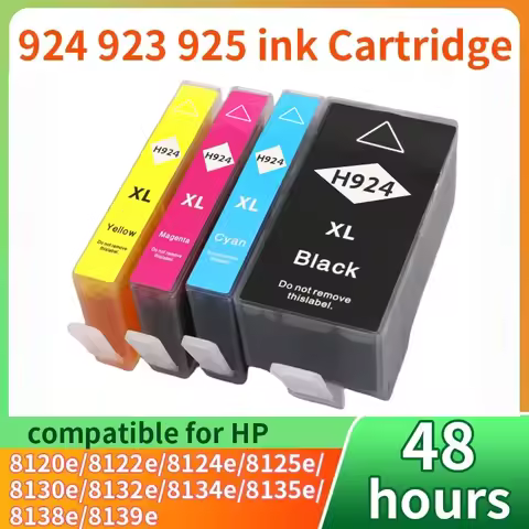 compatible for HP 924 923 925 ink Cartridge for hp924 XL For HP Officejet Pro 8120 8123 8133 8122E 8