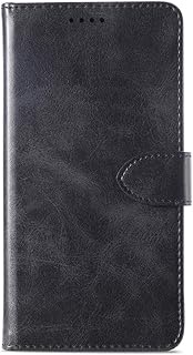 Miss flora Huawei phone cases .Calf Texture Horizontal Flip Leather Case for Huawei Y6 2018/play 7A, with Holder &amp; Card Slots &amp; Wallet(Yellow) (Color : Black)