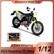 New In Stock Maisto 1:12 2023 Husqvarna 701 Supermoto Alloy Miniature Diecast Model Honda Cbr600rr M