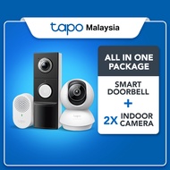 【HOME SECURITY】TP-Link Tapo C230 + D235 Bundle | 3K Indoor CCTV + 2K Video Doorbell WiFi AI
