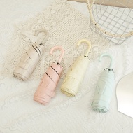 umbrella automatic payung lipat umbrella mini Cangkuk kecil, payung lipat, pelindung matahari wanita