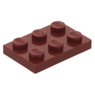 LEGO PARTS (GENUINE) 3021 Plate 2 x 3 Dark Red