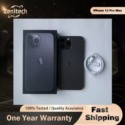 Original Apple iPhone 13 Pro Max Mobile Phone NFC 128GB/256GB/512GB Face ID 120Hz 6.7'' Retina XDR O