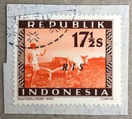 PW735-PERANGKO PRANGKO INDONESIA WINA REPUBLIK ,RIS(H), USED
