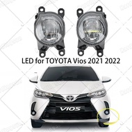 Front Bumper Fog Light Lamp foglight foglamp LED For toyota vios 2021 2022  O QUALITY
