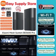 MYSET Xiaomi Mesh System BE3600 Pro EU (1-PACK) | Wi-Fi 7 | 3600Mbps Wireless Speeds | 2.5Gbps Port 