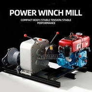 3 tons Mechanical Winch Machine  Electric Gasoline and Diesel Power Pull Cable Winch Cable Traction 