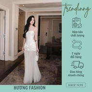 Huong Fashion mesh bow dress