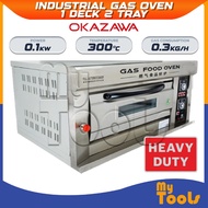 Mytools OKAZAWA Gas Oven 1 Deck 2 Tray Industrial Heavy Duty