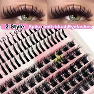 Asiteo 120/240/360/480 PCS Cụm mi riêng lẻ DIY Nhiều loại hỗn hợp Khay mi giả Mink Wispy Cụm mi Wisp