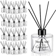 Layhit 20 Pack Reed Diffuser Sets, 6.7 oz Scent Diffuser and 5 Reed Diffuser Sticks, Reed Diffusers for Home Bedroom Bathroom Decor, Aroma Diffuse with Sticks, Thank You Gift for Women