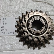 gir freewheel sprocket 5 speed drat ulir Shimano MF-Z015 14T-24T