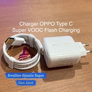 1Set 65W CHARGER OPPO TYPE C SUPER VOOC FLASH CHARGING RENO 3 4 4F 5 5F 6 7 7Z 8 8T 4G/5G A76/A96/A5