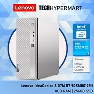 Lenovo IdeaCentre 3 07IAB7 90SM0012MI Desktop PC (i3-12100, 8GB, 256GB, Intel, W11H, Off H&S)