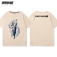 เสื้อยืด Street Fighter 6 สำหรับผู้ใหญ่และเด็ก ทำจากฝ้าย