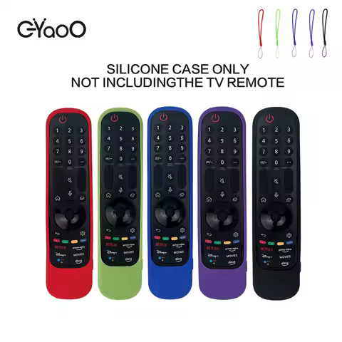 Silicone Protective TV Remote Case Compatible with LGTV AN-MR21GA MR22GA Smart TV Cover Magic Remote