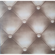 Roll 10m Fake 3D Leather Wallpaper With 45cm Size Available Glue