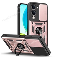 Ốp cho Vivo y04s 4G y29s Y39 y19s Y29 5G 4G 2025 vỏ điện thoại giá đỡ Ốp viền Vòng nhẫn chống sốc ch