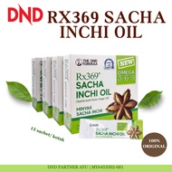Rx369 Sacha Inchi Oil Sachet 🔥 Omega 3, 6&amp;9 DND Dr Noordin Darus 100% Organic 17 Kali Ganda Lebih Bagus dari Minyak Ikan