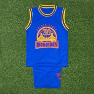 Warrior kids basketball suit kids basketball singlet set