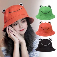 Fashion Frog Bucket Hat Plain Women Sun Protector Cotton Autumn Panama Beach Hats Hiking G1H7