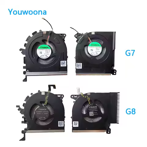 NEW ORIGINAL CPU GPU COOLING Fan FOR HP Zbook Studio Create G7 G8 ZBSG7 ZBCG7 HSN-C06C