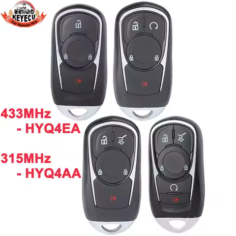 KEYECU HYQ4AA HYQ4AS 315MHz HYQ4EA HYQ4ES 433MHz For Buick Encore Regal 2017 2018 2019 2020 2021 202