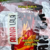 Anna Lala flavored chicken feet, bag of 30 feet, 30gram feet, delicious and crispy