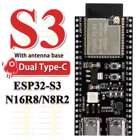 ESP32-S3-DevKitC-1 Development Board BT 2.4G Wifi Module for Arduino 8MB PSRAM 16MB FLASH N16R8 42Pi