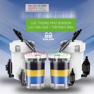 Lọc Thùng - Lọc Phụ SUNSUN Tích Hợp Bơm Ngoài EW-603B EW-604B Vỏ Trong