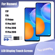 For Huawei Y7 Prime Y7 Pro 2017 2018 2019 Y7P Y7A LCD Display Touch Screen Digitizer Assembly