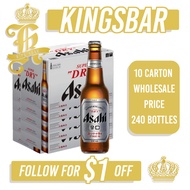 Asahi Super Dry Draft Beer 24x330ml (10 Cartons) (BBD: Apr/2026)