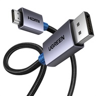UGREEN DP to HDMI 4K Cable Nickel-Plated Connector Aluminum Shell for Desktop/Graphics Cards/Monitor