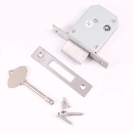 Source45DB European Standard Stainless Steel Pipe Well Lock Invisible Door Universal Key Lock Pipe W