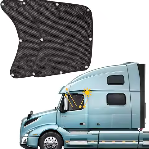 2PCS Side Window Sun Shade for Semi Truck for RV Semi Truck Volvo Trucks Freightliner Sunshade with
