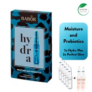 BABOR Ampoule Concentrates Hydra~ Moisture and Prebiotics (5x Hydra Plus + 2x Perfect Glow) - 7x 2ml
