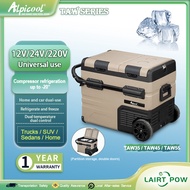 Alpicool mini fridge TAW35L/45L/55L 冰箱 car fridge refrigeration Dual temperature and dual control AP