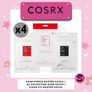 [Bundle of 4 sets] COSRX Acne Pimple Master Patch / Clear Fit Master Patch / AC Collection Patch